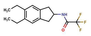 N-(5,6-Diethyl-2,3-dihydro-1H-inden-2-yl)-2,2,2-trifluoroacetamide