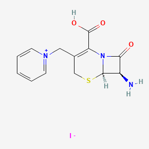 N-(7-Aminocephem-3-em-3-ylmethyl)pyridinium-4-carboxylate hydriodide