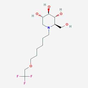 N-(7-Oxa-9,9,9-trifluorononyl)deoxynojirimycin