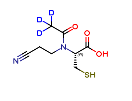 N-(Acetyl-d3)-S-(2-cyanoethyl)cysteine