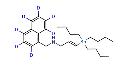 N-(E)-3-Tributyltinallyl-1-naphthalene-d7-methylamine