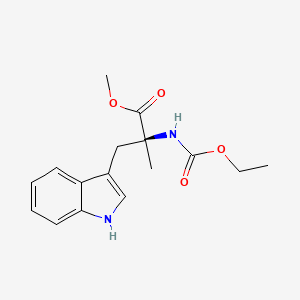 N-(Ethoxycarbonyl)-α-methyl-L-tryptophan Methyl Ester