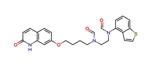 N-(benzo[b]thiophen-4-yl)-N-(2-(N-(4-((2-oxo-1,2-dihydroquinolin-7-yl)oxy)butyl)formamido)ethyl)form