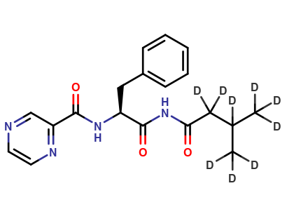 N(1-(3-Methylbutanamido) N(1-Des(boric Acid))-d9 Bortezomib