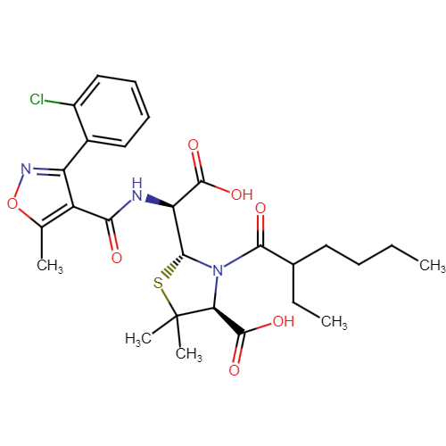 N-2-Ethylhexanoyl Cloxacillin Penicilloic Acid