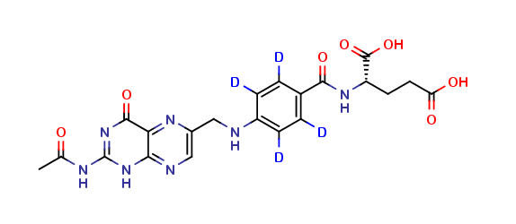 N-Acetyl Folic Acid-d4