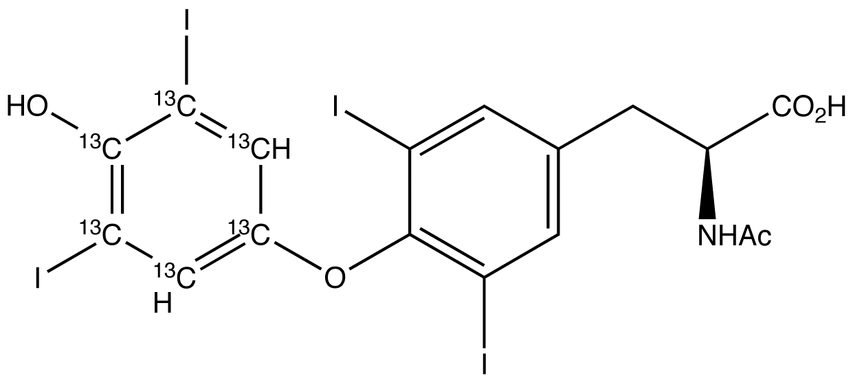 N-Acetyl L-Thyroxine-13C6