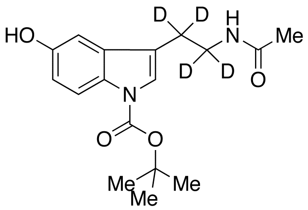 N-Acetyl-N-tert-butoxycarbonyl Serotonin-d4