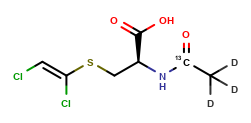 N-Acetyl-S-(1,2-dichloroethenyl)-L-cysteine-13C,d3