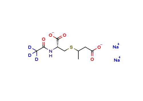 N-Acetyl-S-(3-carboxy-2-propyl)-L-cysteine-d3 Disodium Salt