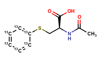 N-Acetyl-S-(phenyl-13C6)-L-cysteine