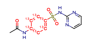 N-Acetyl Sulfadiazine-13C6