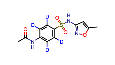 N-Acetyl Sulfamethoxazole-d4 (major)