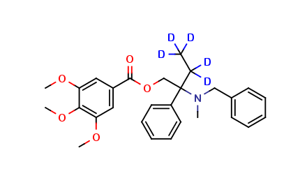 N-Benzyl N-Demethyl Trimebutine-d5