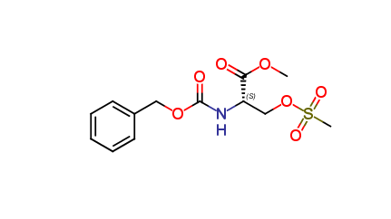N-Benzyloxycarbonyl-O-mesyl-L-serine methyl ester