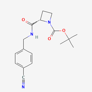 N-Boc-N'-(4-cyanobenzyl)-2-L-azetidinecarboxamide
