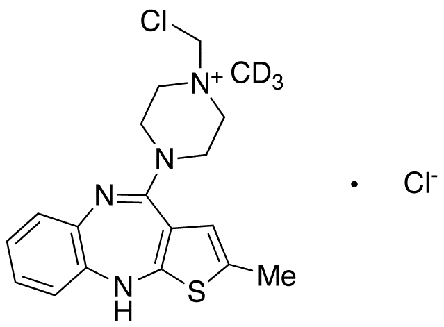 N-Chloromethyl Olanzapine-d3 Chloride