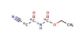 N-Cyanoacetylurethane-13C3,15N2