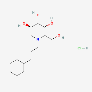 N-Cyclohexylpropyl Deoxynojirimycin, Hydrochloride