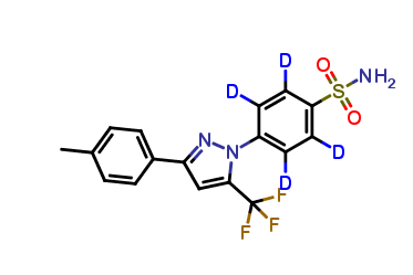 N-De(4-sulfonamidophenyl)-N’-[4-sulfonamido(phenyl-d4)] Celecoxib