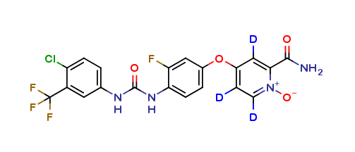 N-Demethyl Regorafenib D3 N-Oxide