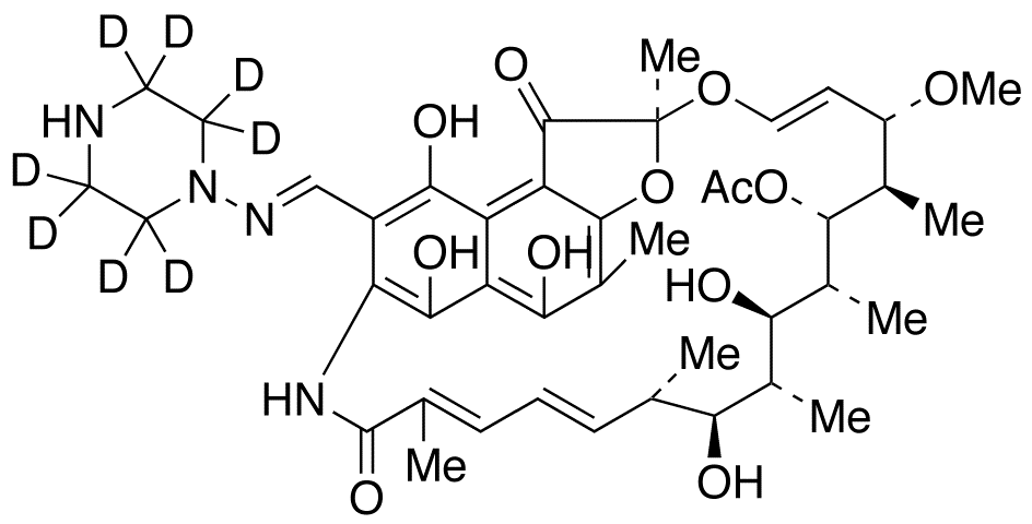 N-Demethyl Rifampicin-d8