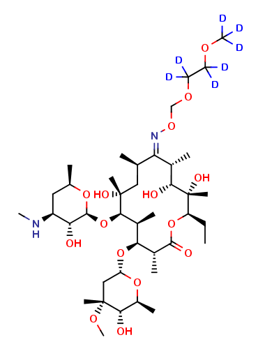N-Demethyl Roxithromycin D7