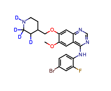 N-Demethyl Vandetanib-d4