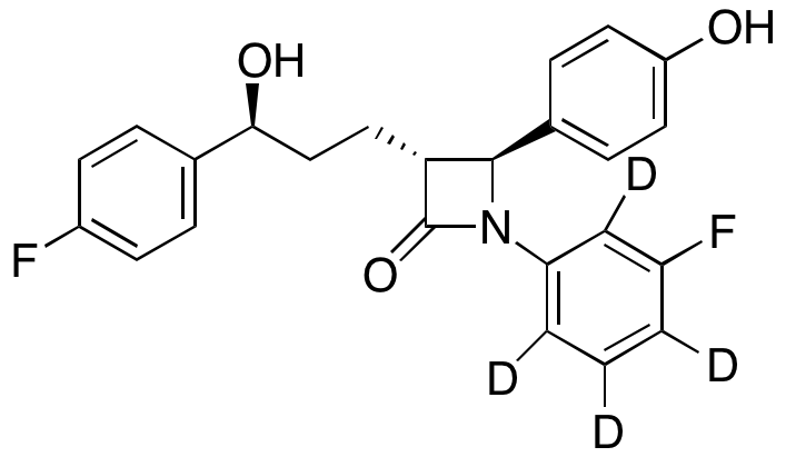 N-Des(4-Fluorophenyl)-N-(3-Fluorophenyl)-Ezetimibe-d4