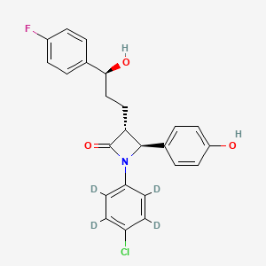 N-Des(4-Fluorophenyl)-N-(3-chlorophenyl)-ezetimibe-d4