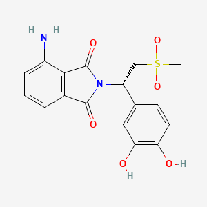 N-Desacetyl O4-Desmethyl O3-Desethyl Apremilast