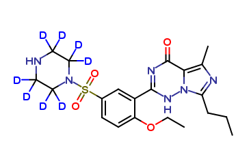 N-Desethyl Vardenafil-d8