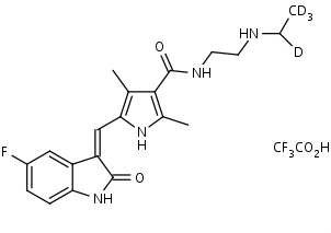 N-Desethylsunitinib-d4 TFA Salt