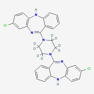 N-Desmethyl 8-Chloro-5H-dibenzo[b,e][1,4]diazepine Clozapine-d8