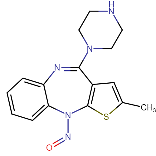 N-Desmethyl N-Nitroso Olanzapine impurity 2