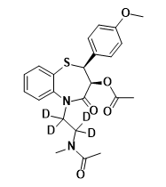 N-Desmethyl-N-acetyl Diltiazem-d4