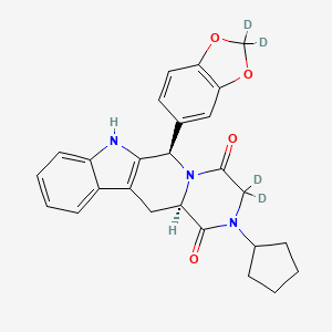 N-Desmethyl-N-cyclopentyl Tadalafil-D4