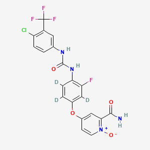 N-Desmethyl Regorafenib (Pyridine)-N-oxide-d3
