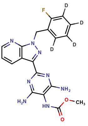 N-Desmethyl Riociguat-D4