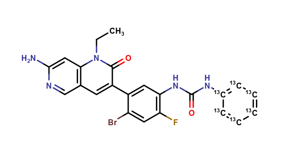 N-Desmethyl-Ripretinib 13C6