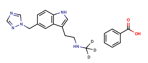 N-Desmethyl Rizatriptan-D3 Benzoate