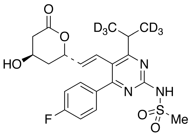 N-Desmethyl Rosuvastatin Lactone-d6