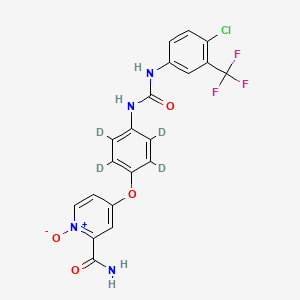N-Desmethyl Sorafenib (Pyridine)-N-oxide-d4
