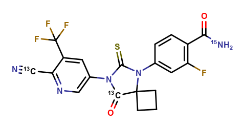 N-Desmethyl apalutamide 13C2,15N