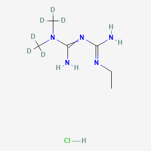 N-Ethyl (Metformin-d6) Hydrochloride