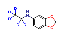 N-Ethyl-3,4-(methylenedioxy)aniline-d5