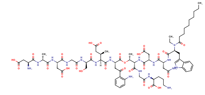 N-Ethyl Daptomycin open chain impurity