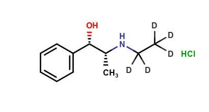 N-Ethyl-dl-norephedrine Hydrochloride-d5