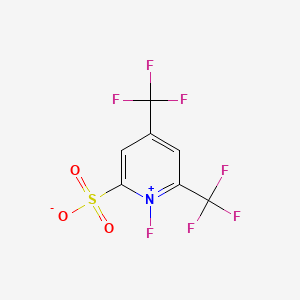 N-Fluoro-4,6-bis(trifluoromethyl)pyridinium-2-sulphonate