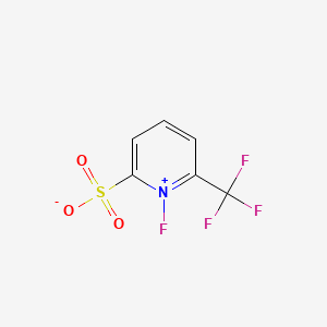 N-Fluoro-6-(trifluoromethyl)pyridinium-2-sulphonate